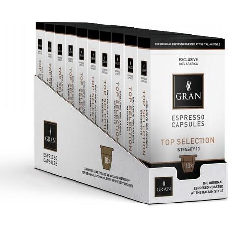 Καφές σε κάψουλες GRAN ESPRESSO TOP SELECTION (10 τεμάχια)